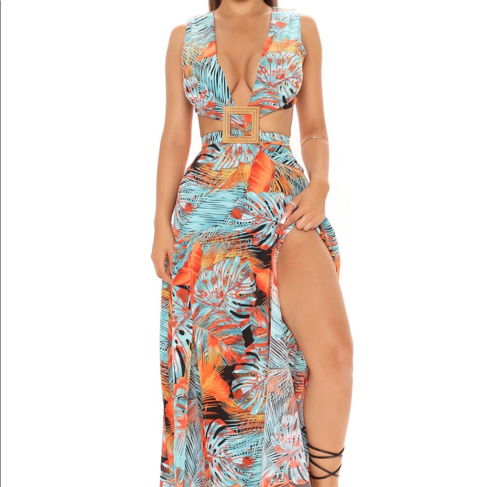COPY - Brunch in the Tropics Maxi Dress
